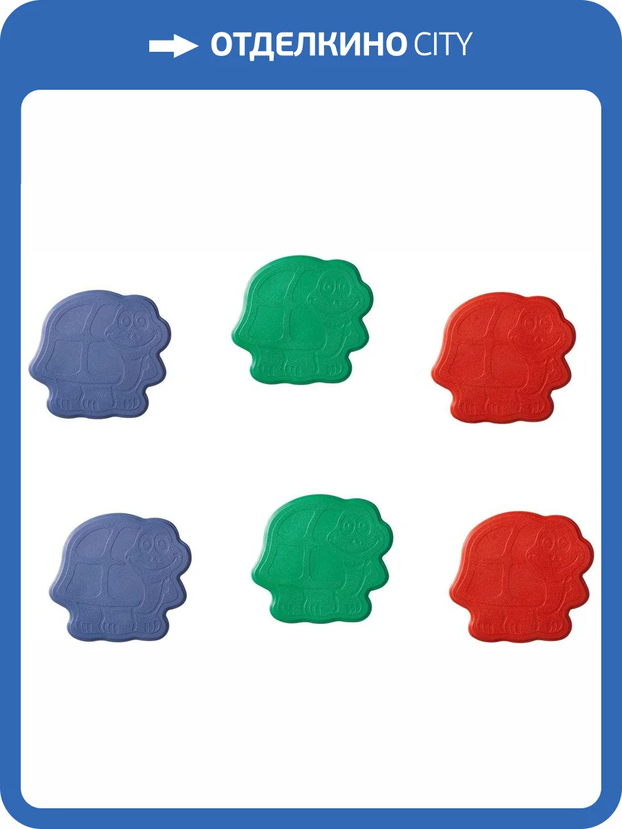 Коврик Ridder Slip-Not XXS 69390 цветной-1, комплект 6 шт. фото 8