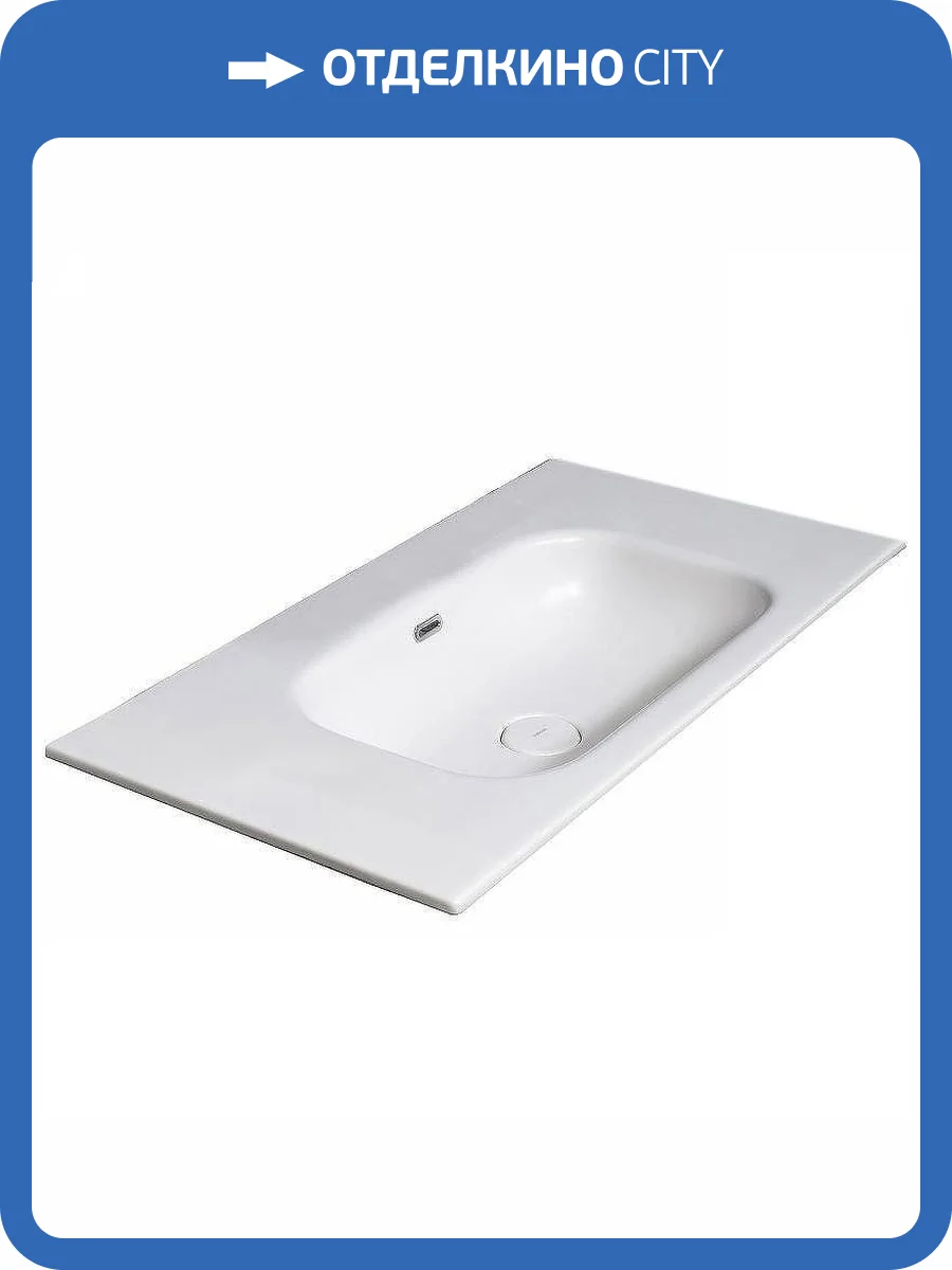 Раковина Armadi Art Vallessi 838-080-WG моноблок, 80 см, белая глянцевая фото 2