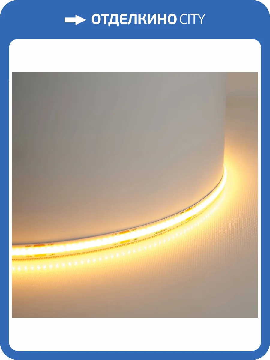 Светодиодная лента Feron 8W/m 320LED/m 2110SMD желтый 5M LS530 48269 фото 8