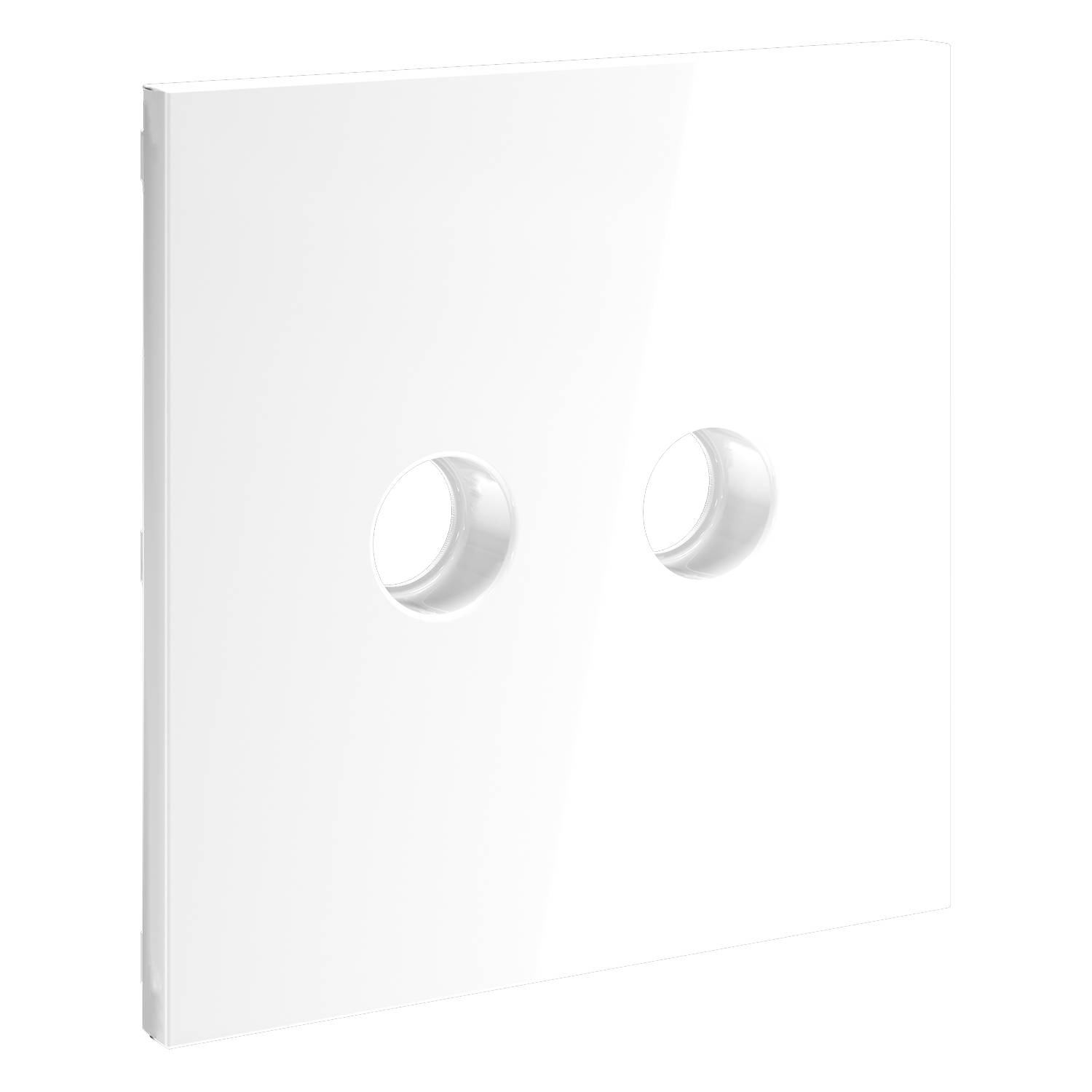 Лицевая панель для двойной ТВ розетки Voltum S70 VLS001601 белый