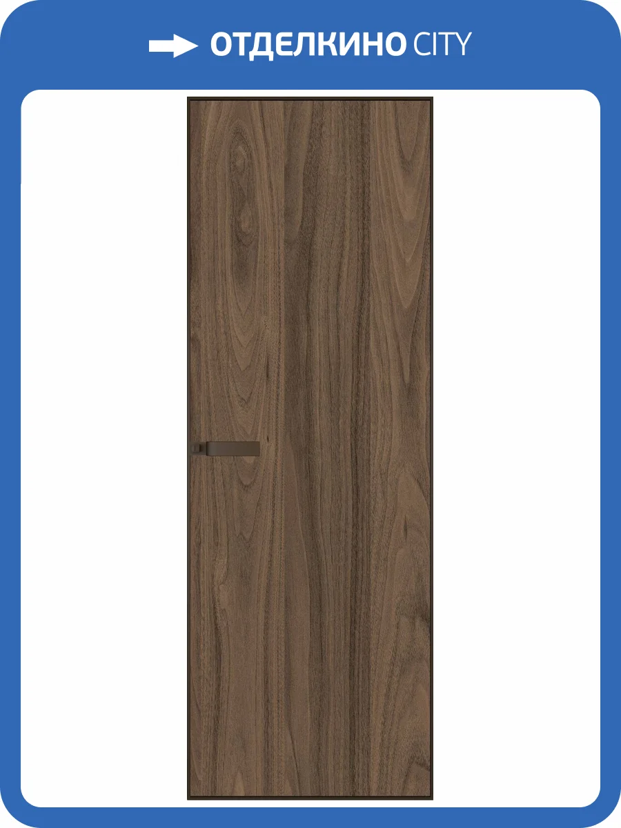 Межкомнатная дверь Profil Doors 1 AGN цвет профиля Деорэ, алюминиевая панель ясень горный 700x2000 фото 2
