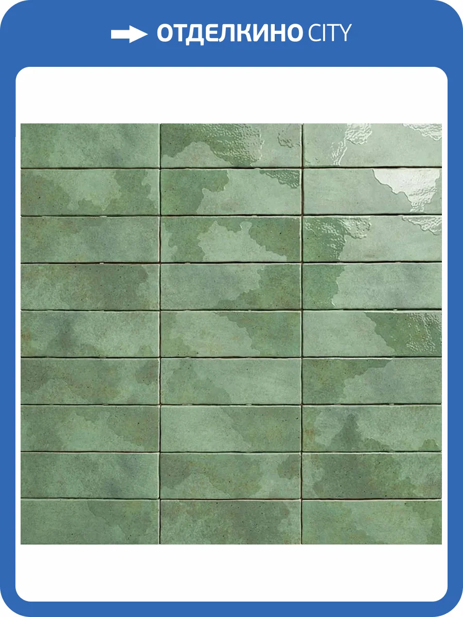 Керамическая плитка Mainzu Korfu PT03978 Green 6.5x20 фото 5