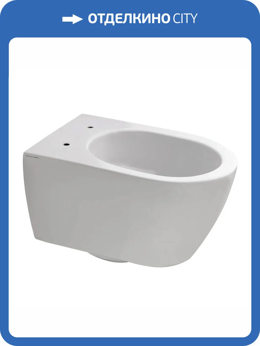 Унитаз подвесной Scarabeo Glam 5201/TW фото 4