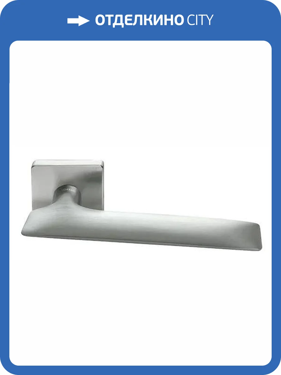 Дверная ручка Morelli GALACTIC S5 CSA матовый хром толщина розетки - 7мм фото 3