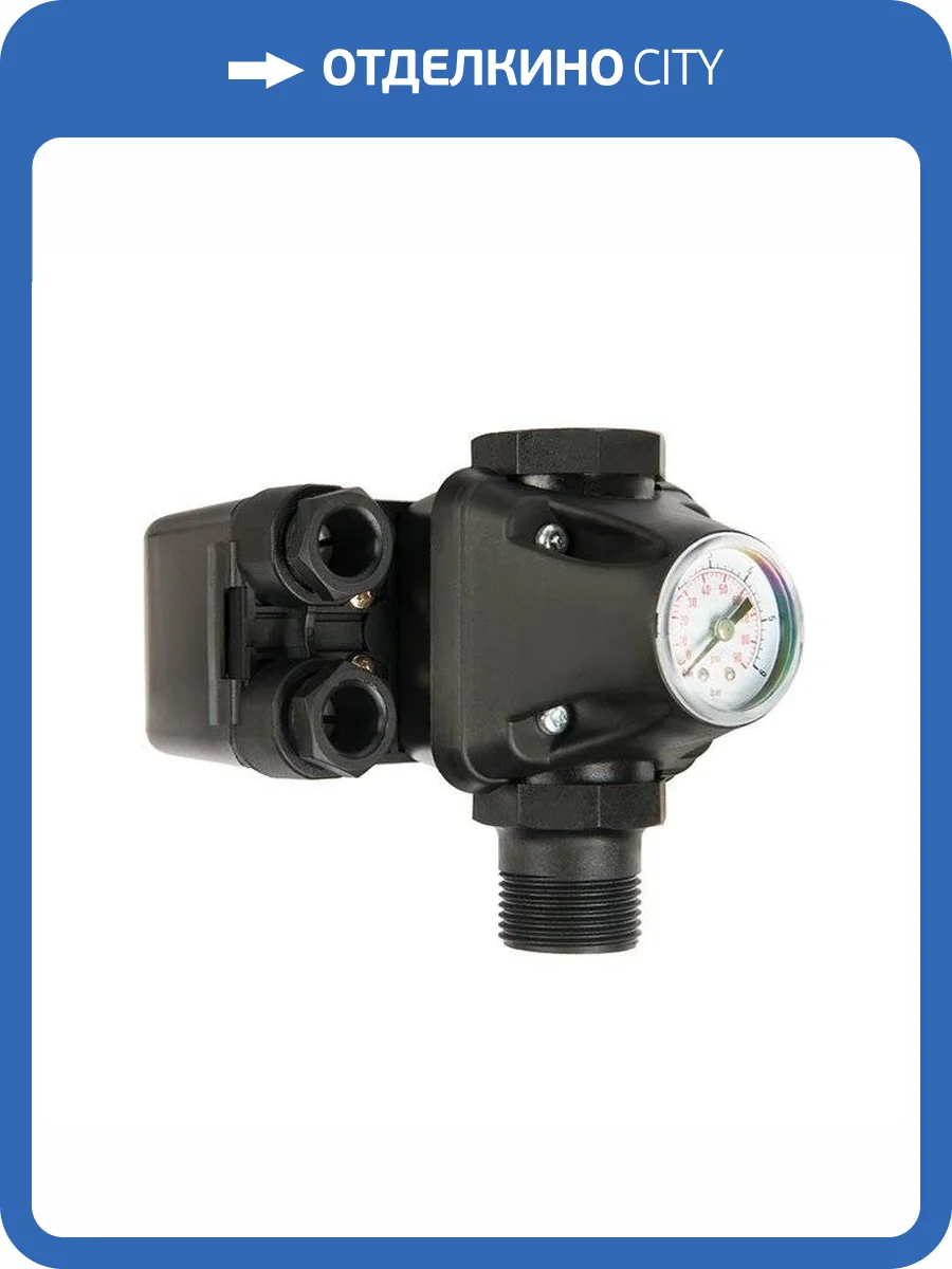 Реле давления UNIPUMP с манометром РМ/5-3W фото 3