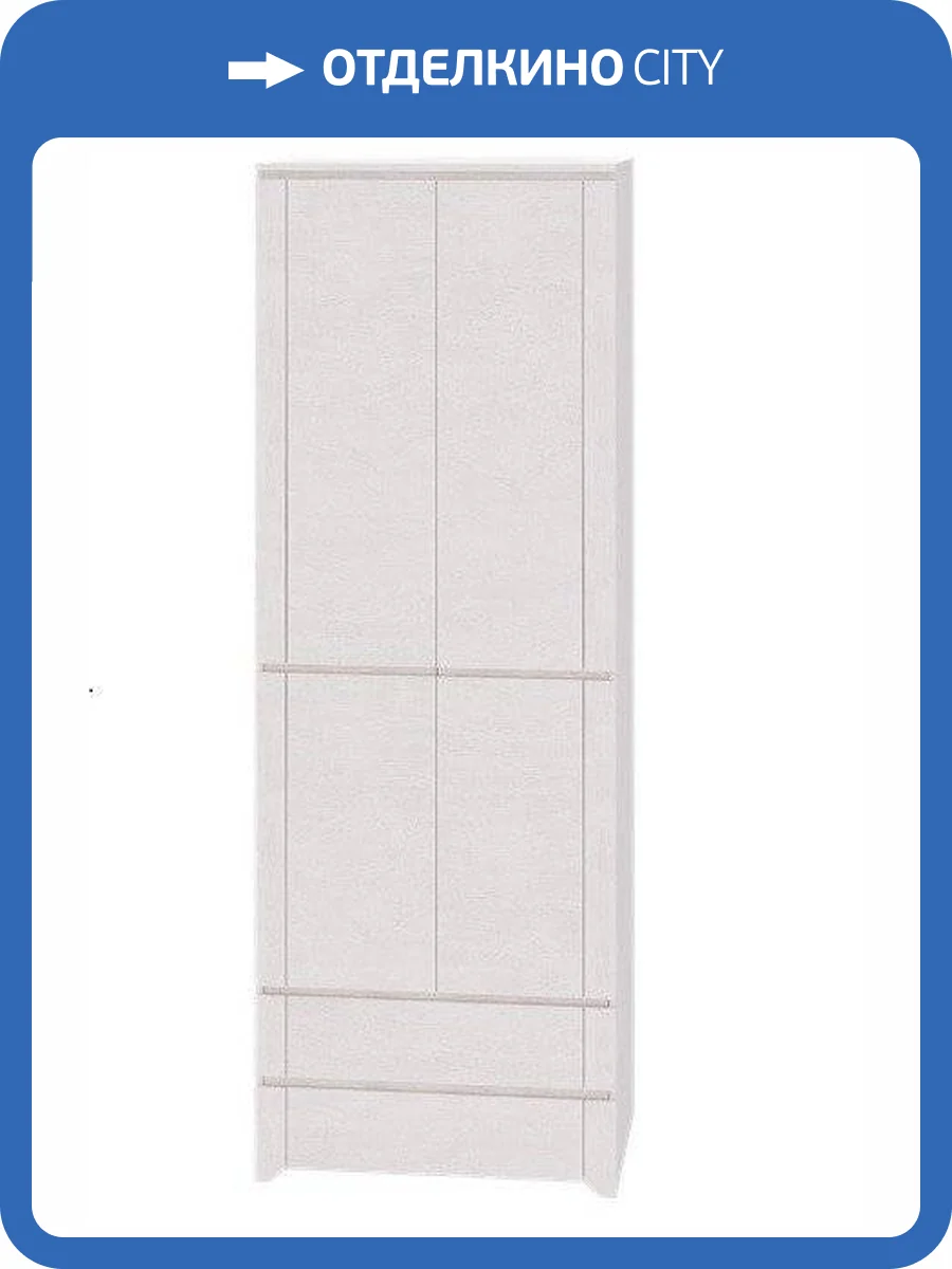Шкаф для одежды 2-х дверный ИЖМЕБЕЛЬ Твист 00-00012292 01 фото 2