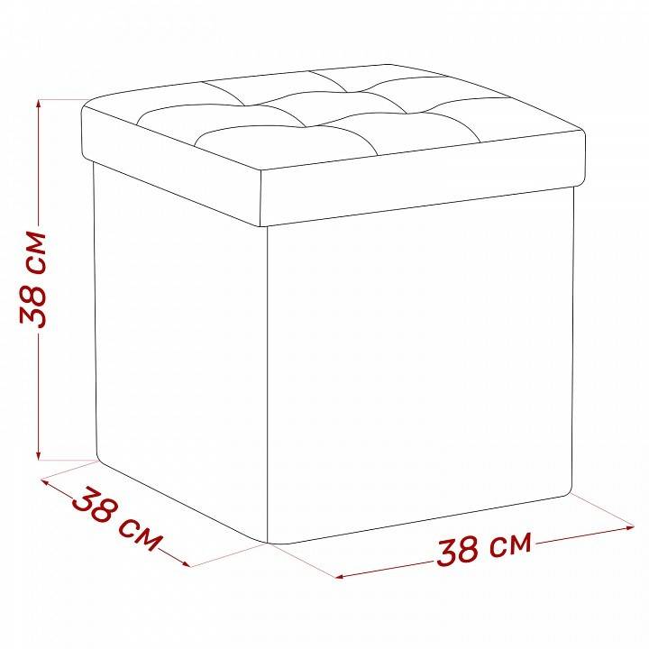 Пуф-сундук Leset Плуто 4687205418142 Бежевый Velutto 08 фото 10