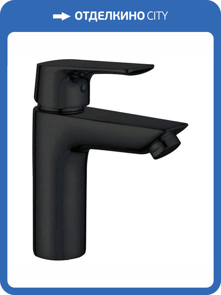 Смеситель для раковины Aquanet Static AF330-10B черный матовый фото 3
