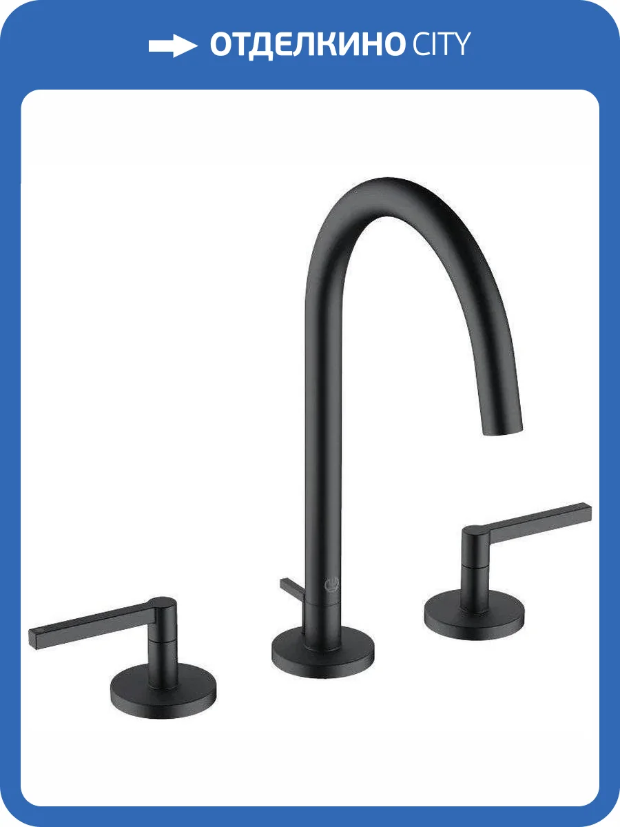 Смеситель для раковины Kludi Nova Fonte 201433915 черный фото 4