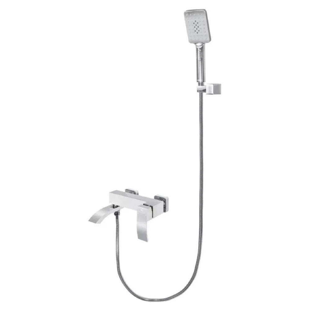 Смеситель для ванны Grocenberg GB8007WC белый, хром