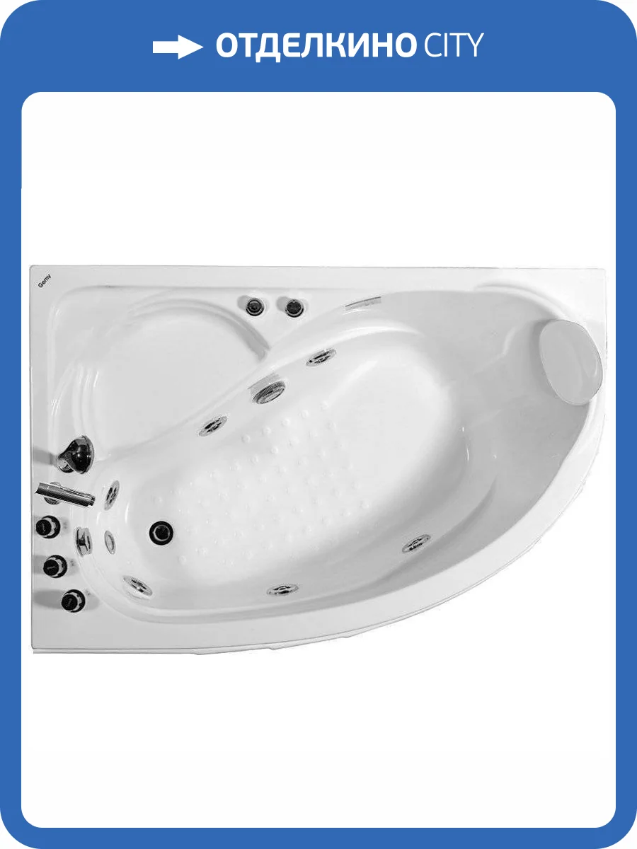 Акриловая ванна Gemy G9009 B L 150x100 фото 5