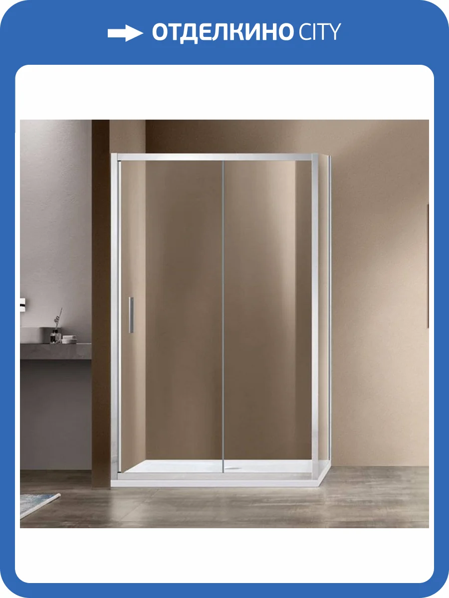 Душевой уголок Vincea Garda VSR-1G8010CL 100x80 см, профиль хром, стекло прозрачное фото 7