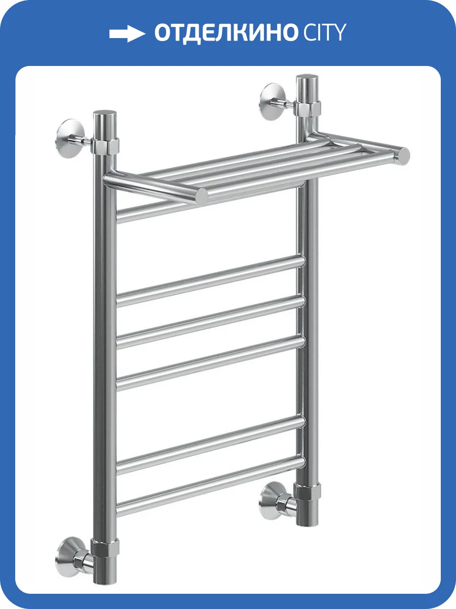 Полотенцесушитель водяной Ника Classic ЛП (Г2) ВП 60/40, хром фото 4