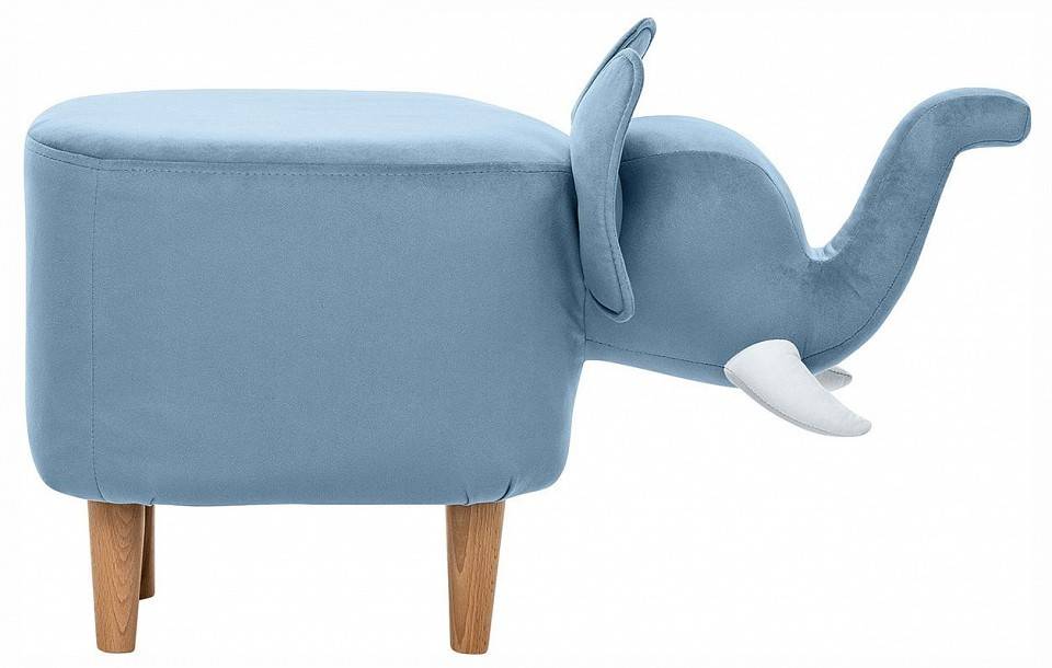 Пуф Leset Slon 2500000189944 Синий V47/Белый V01 фото 3