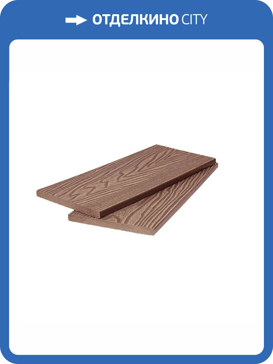Универсальная доска Polivan Group Singaraja 3D Wood Brushing Светло-коричневый ДПК 2900x140x11 фото 2