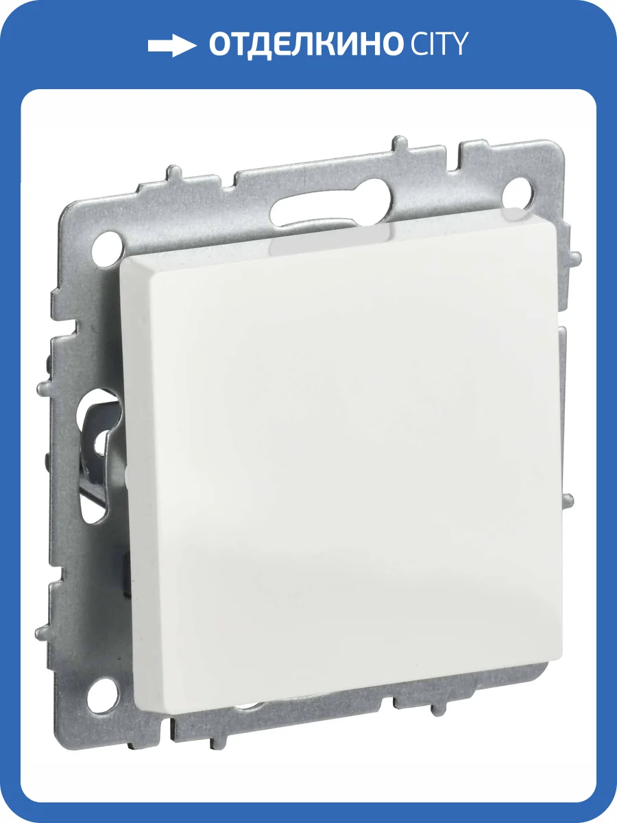 Выключатель 1-клавишный IEK Brite BR-V10-0-10-K01-PRO белый фото 7