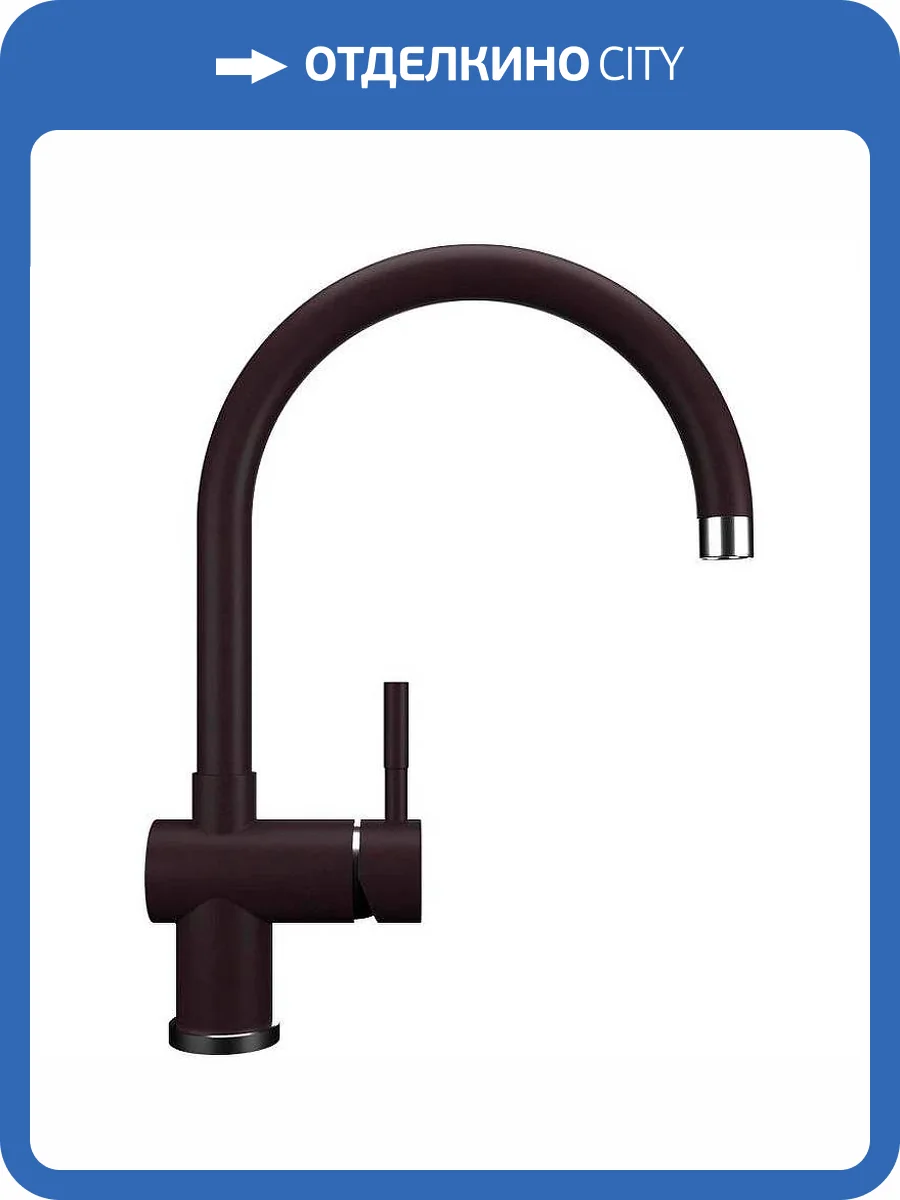 Смеситель для кухни Ulgran Quartz UQ-021-06 трюфель фото 3