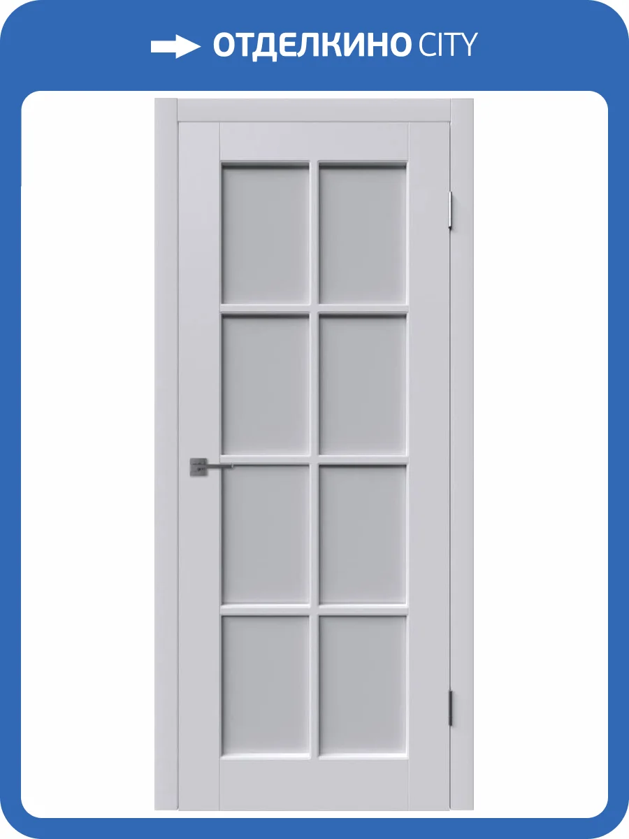 Межкомнатная дверь Владимирская Фабрика Дверей Porta Cotton стекло White Cloud 700x2000 фото 2