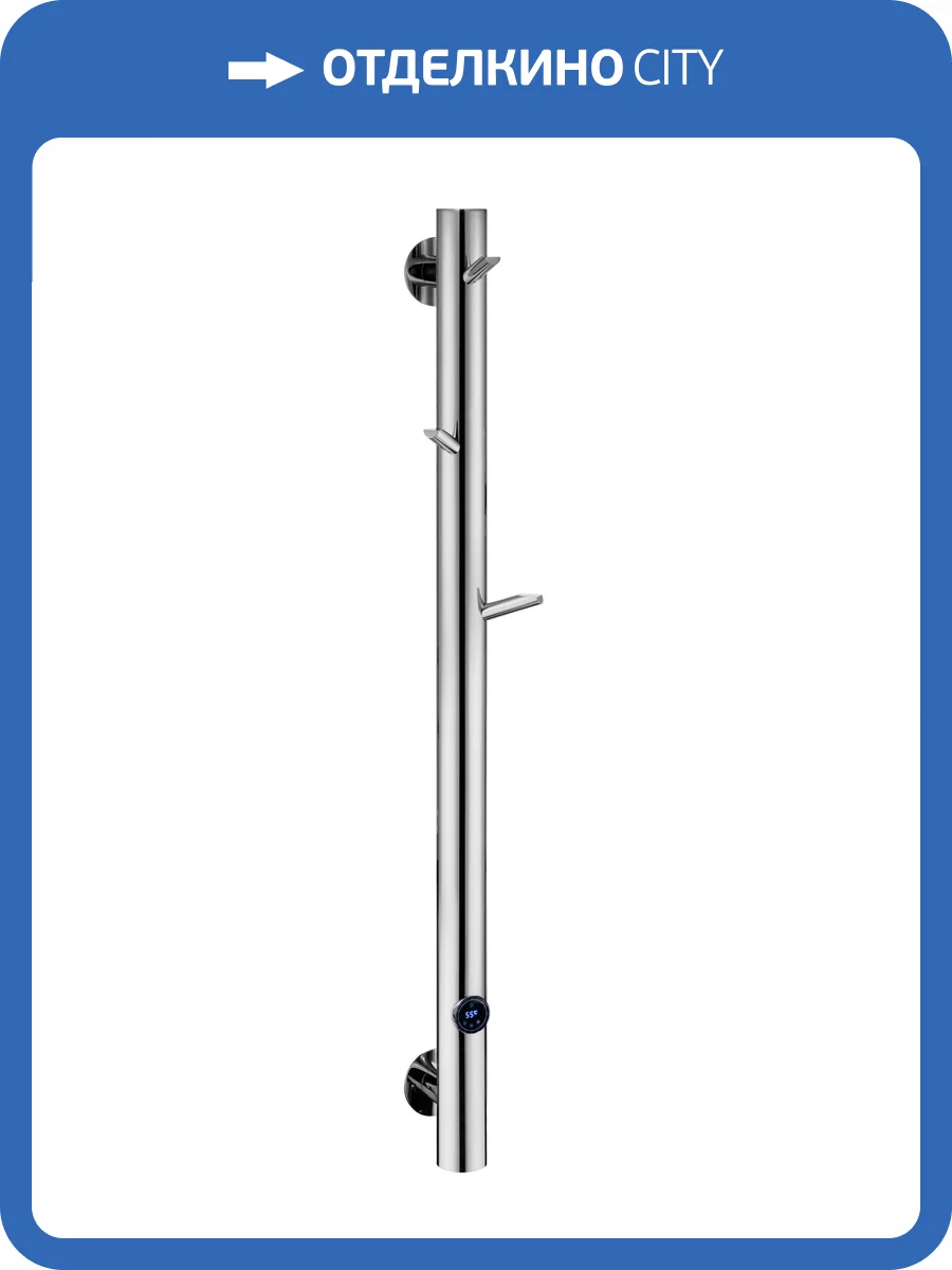 Полотенцесушитель электрический Boheme Uno 724-CR Oak Chrome фото 4