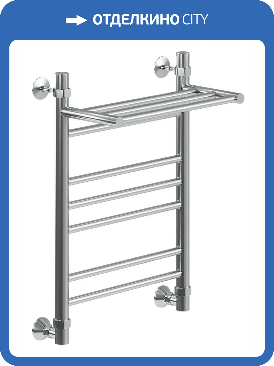 Полотенцесушитель водяной Ника Classic ЛП (Г2) ВП 60/50, хром фото 4