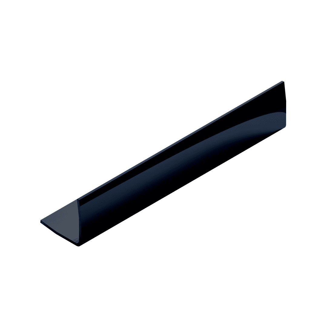 Уголок Neexy pvs100-19 BL черный зеркальный 270x2x2