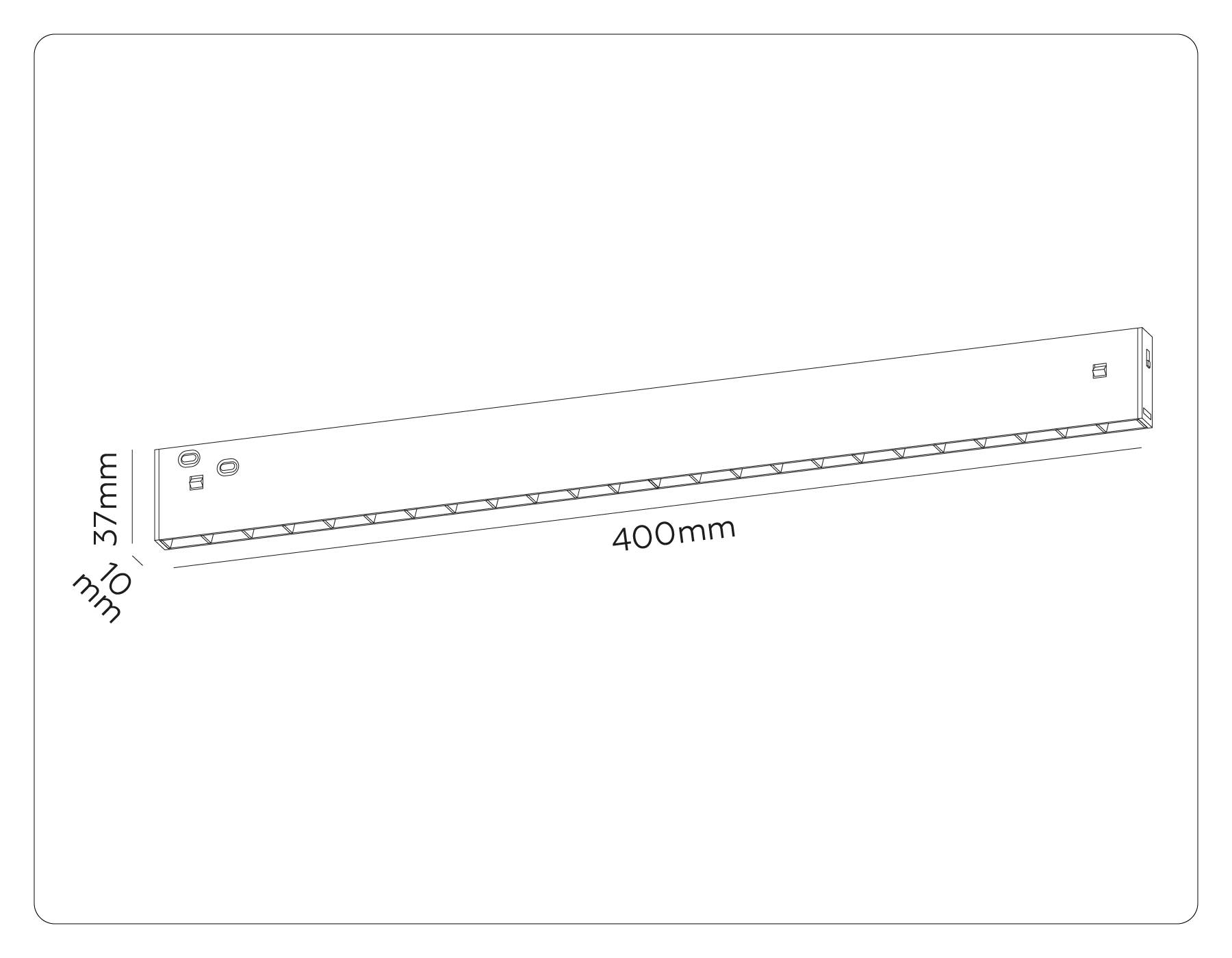 Трековый линейный светодиодный светильник Ambrella light Track System GL2340 фото 9