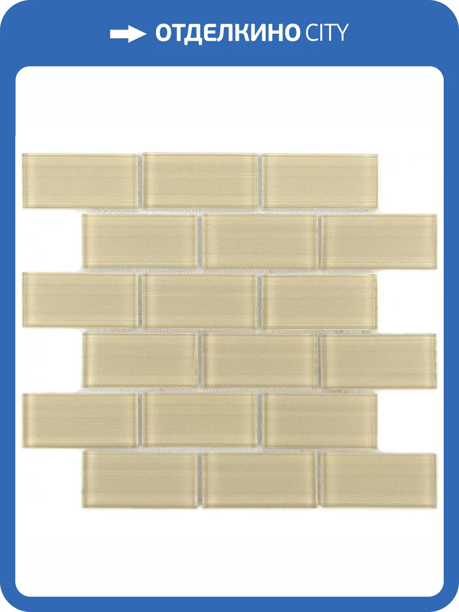 Мозаика LeeDo Impressioni Mattoni Crema (5x10) 30x30 фото 2