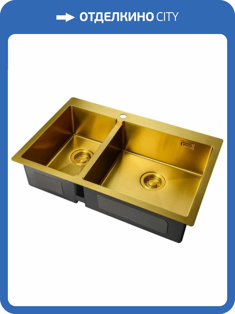 Мойка кухонная Zorg Light ZL R 780-2-510-R BRONZE фото 3