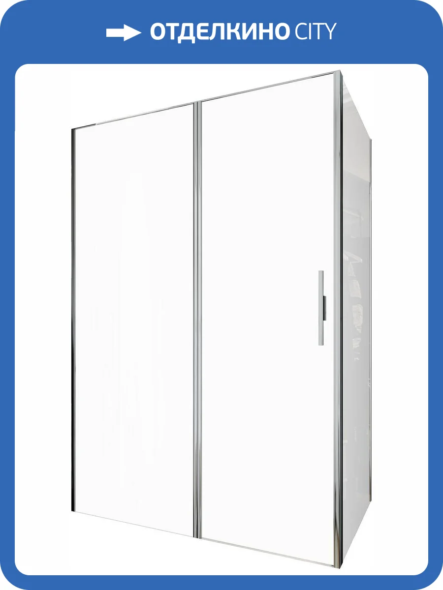 Душевой уголок Allen Brau Priority 3.31034.00 + 3.31040.00 профиль хром, 1400x800 фото 8