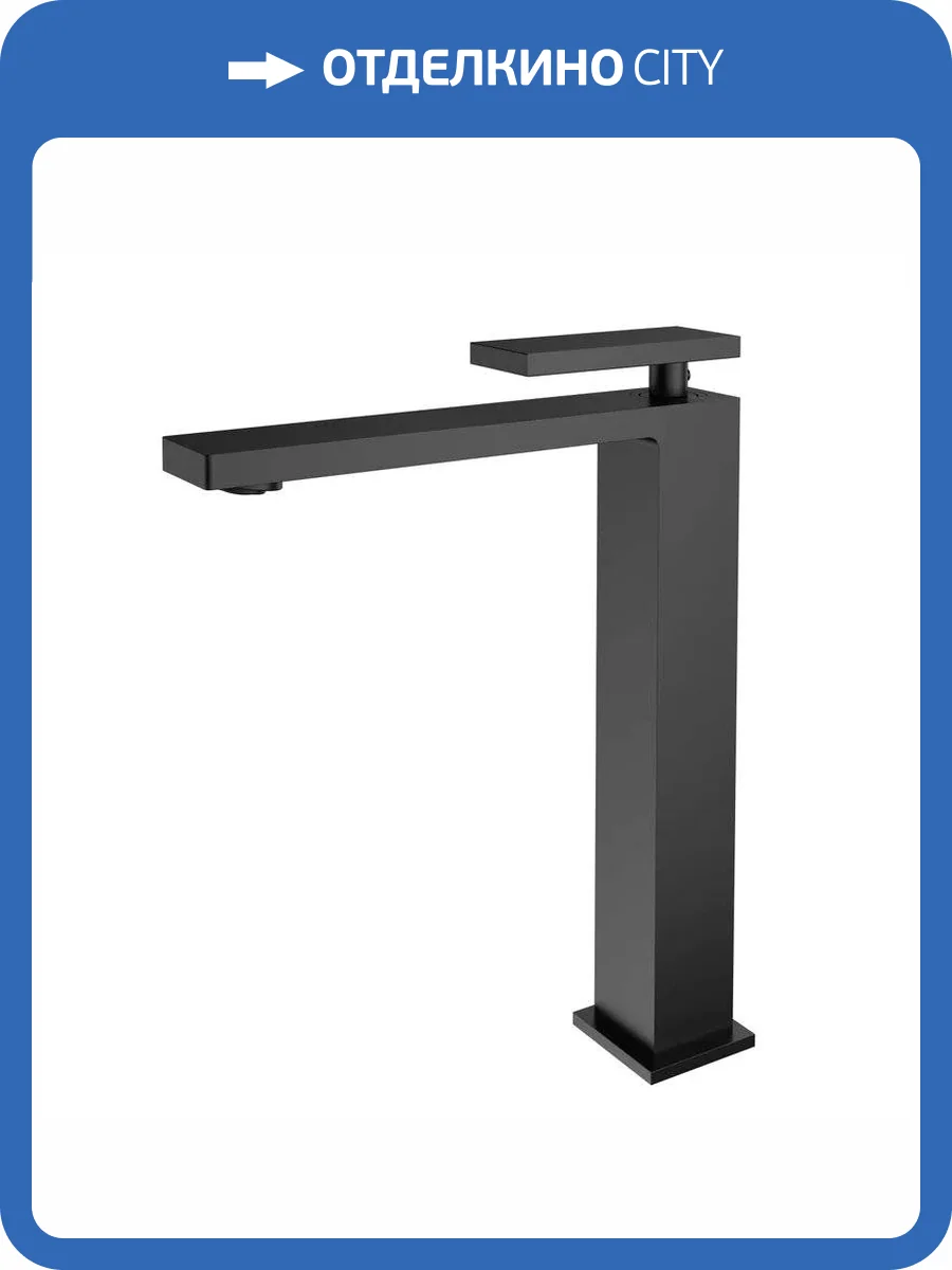 Смеситель для раковины Vincea Dice VBF-2DS2MB черный матовый фото 3