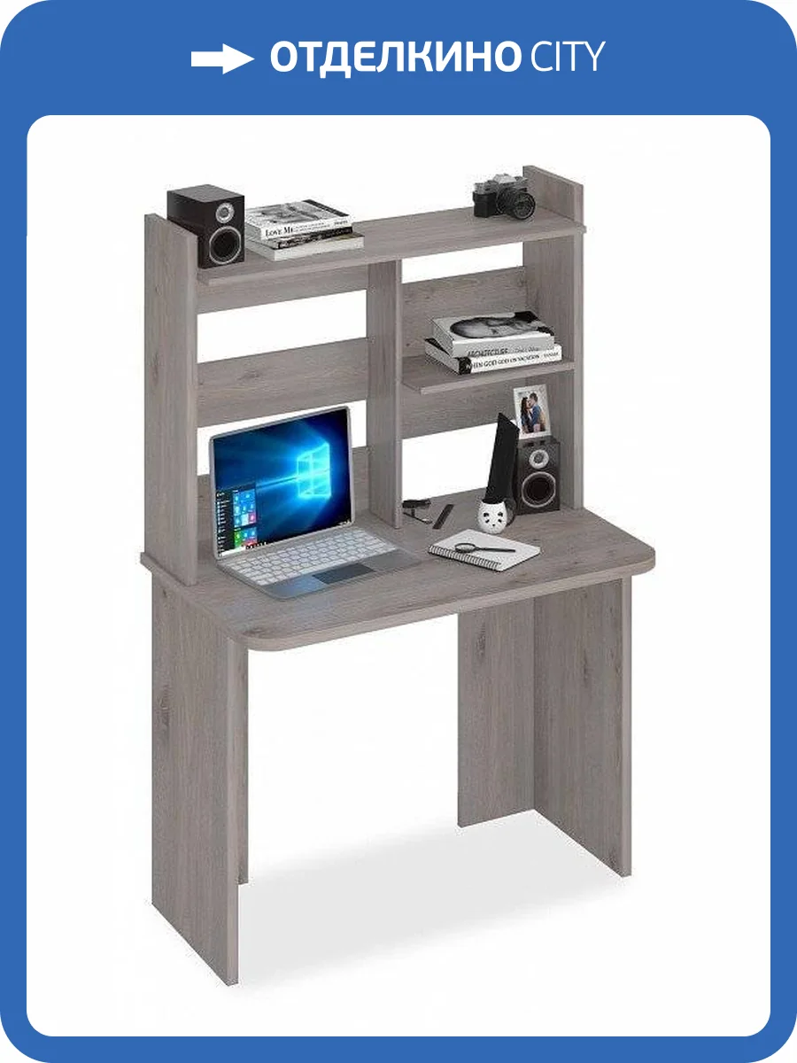 Стол компьютерный Merdes Домино Lite MER_SKL-Pryam100Rbez_tumby-NKL-100_N фото 2