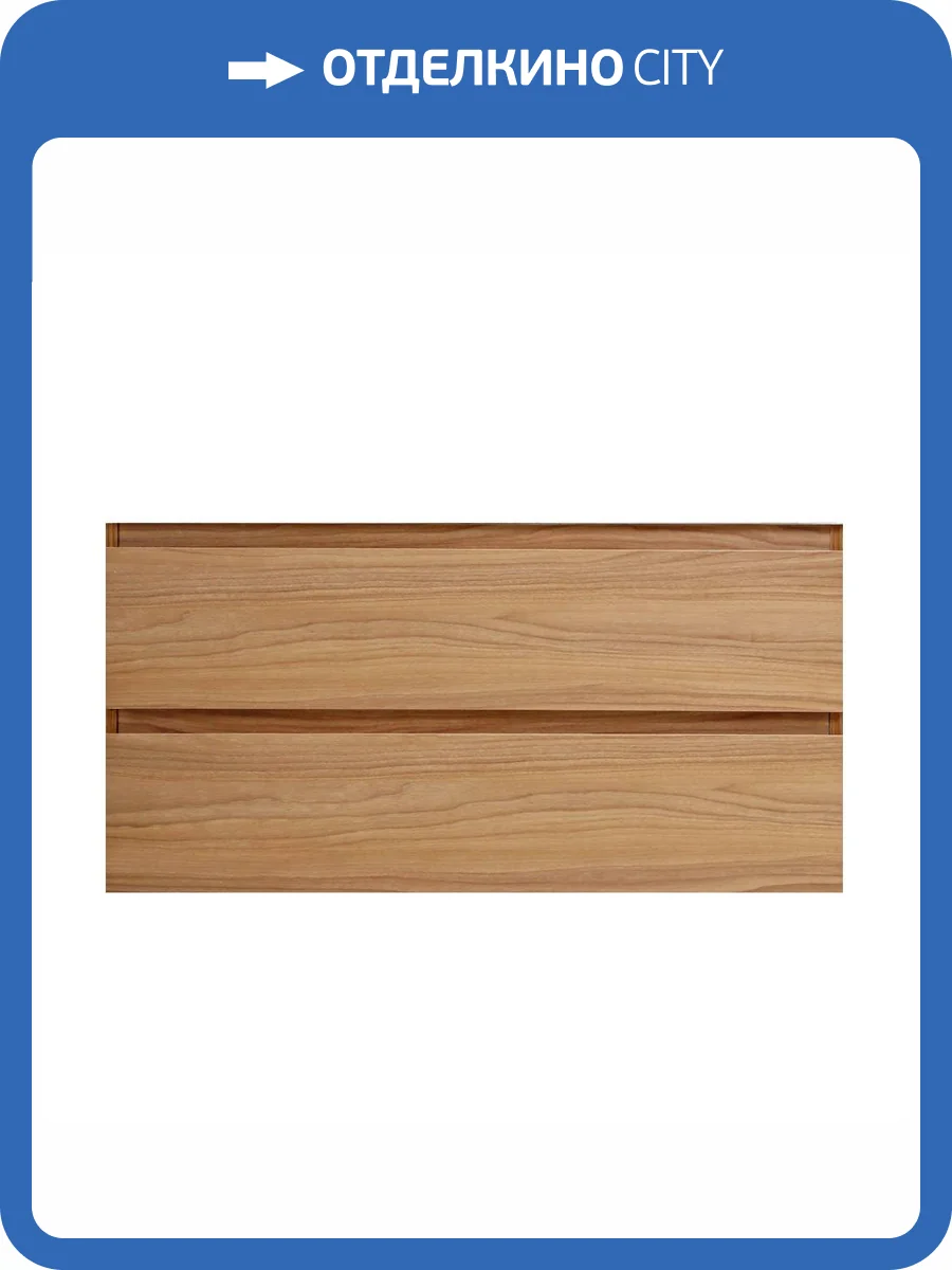 Тумба под раковину Cezares MOLVENO-90-2C-SO-NC Noce Chiaro, 90x50x50 фото 3