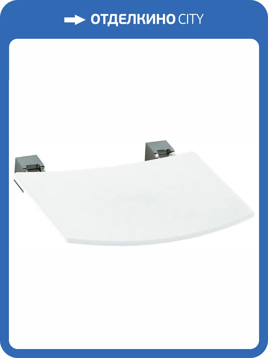 Сиденье для душа Keuco Plan откидное, белое фото 3