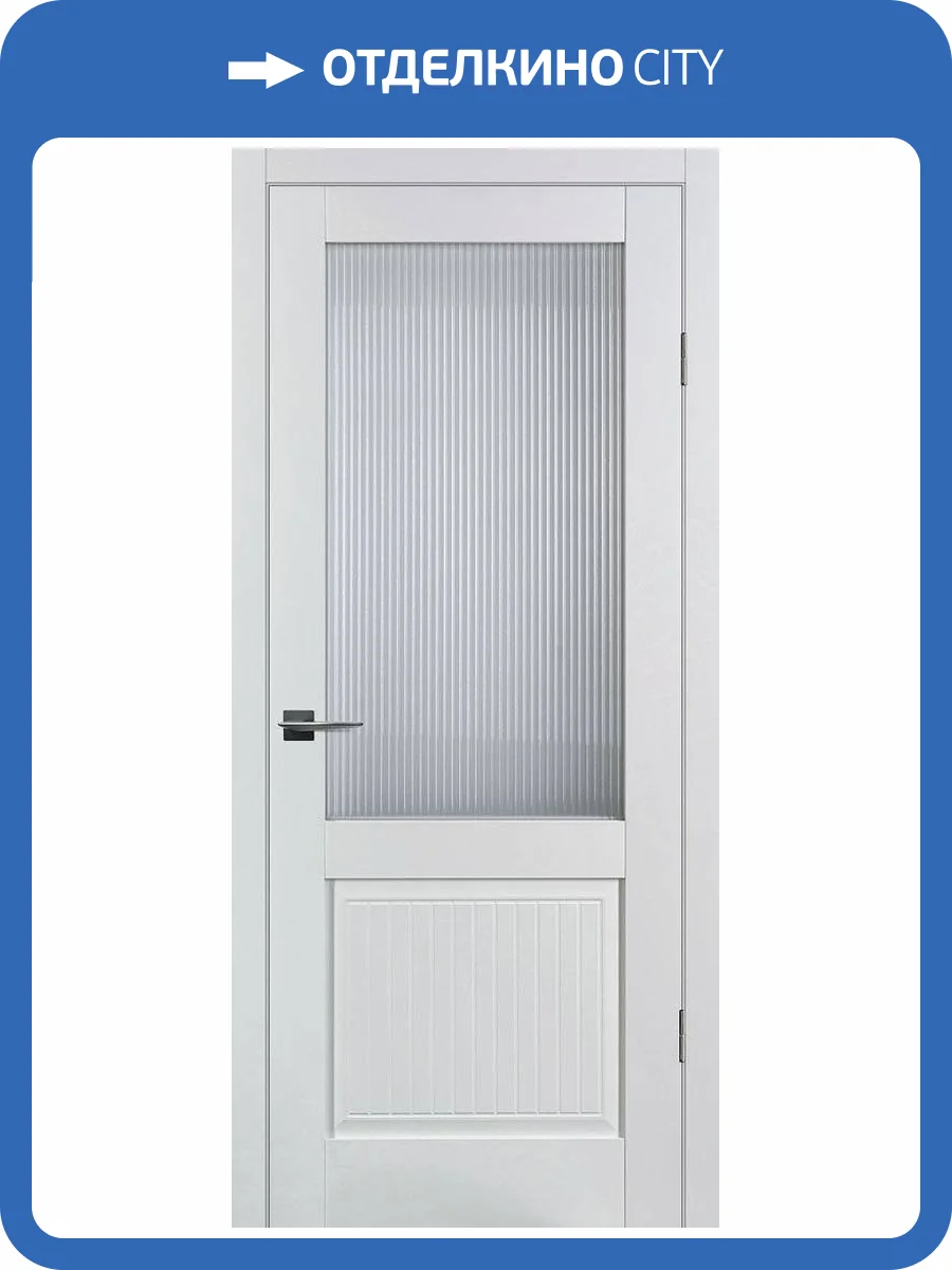 Межкомнатная дверь Profilo Porte PSC-57 полотно Агат, стекло Moru Optiwhite 600x2000 фото 2