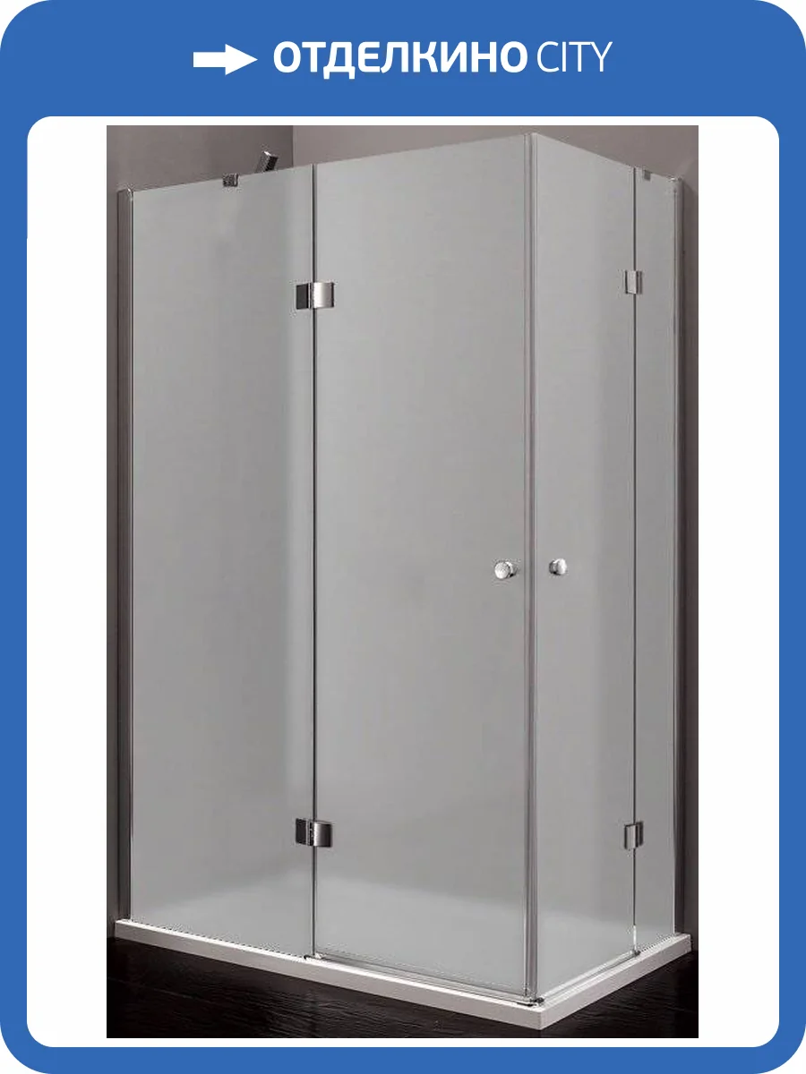 Душевой уголок Cezares VERONA-W-AH-2-120/100-P-Cr-L профиль хром, стекло матовое, 120x100x195 фото 3