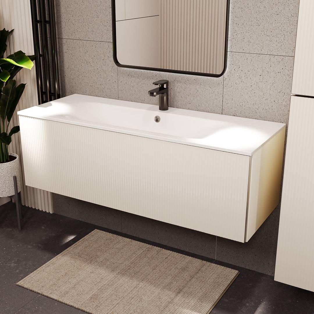 Тумба с раковиной Terminus Euromix EUR101201900101OSL айвори, 120x38