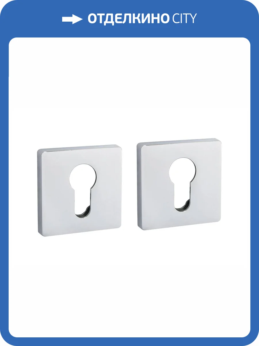 Дверная накладка Fuaro ET SL CP-8 хром фото 4