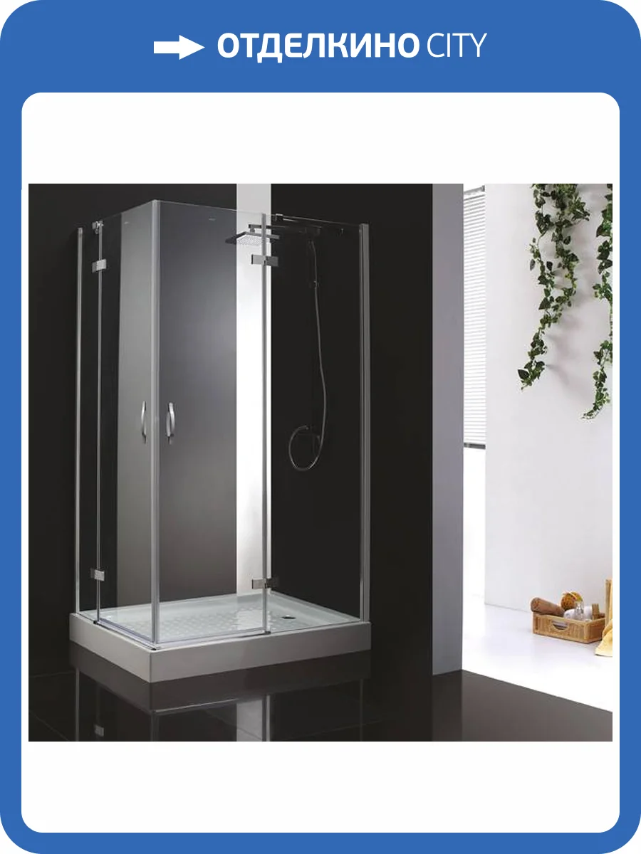 Душевой уголок Cezares BERGAMO-W-AH-2-120/90-C-Cr-R профиль хром, стекло прозрачное, 120x90x195 фото 3