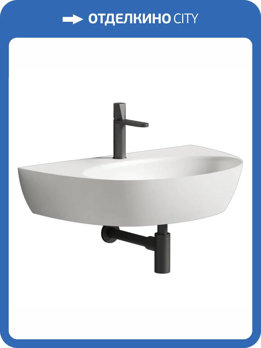 Раковина Salini Alda 140323M WALL 03 S-Stone 70 см, белая матовая фото 7