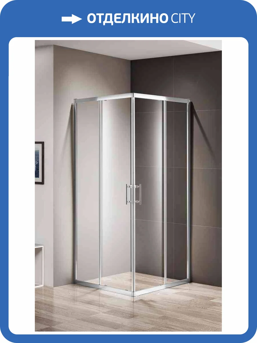 Душевой уголок Cezares Momento MOMENTO-A-2-100-C-Cr профиль хром глянцевый, стекло прозрачное, 100x100x195 фото 4