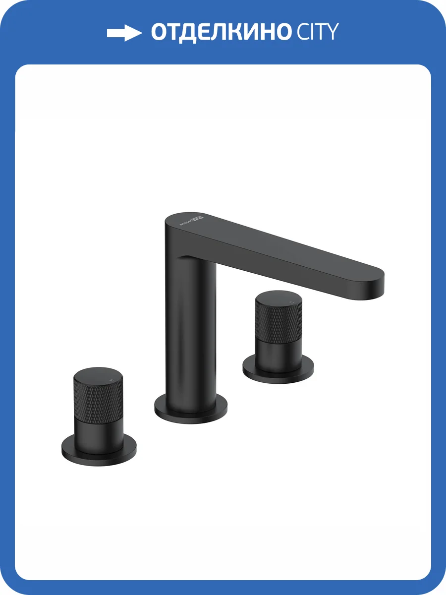 Смеситель для раковины Wasserkraft Fulda 5235 встраиваемый, черный фото 5