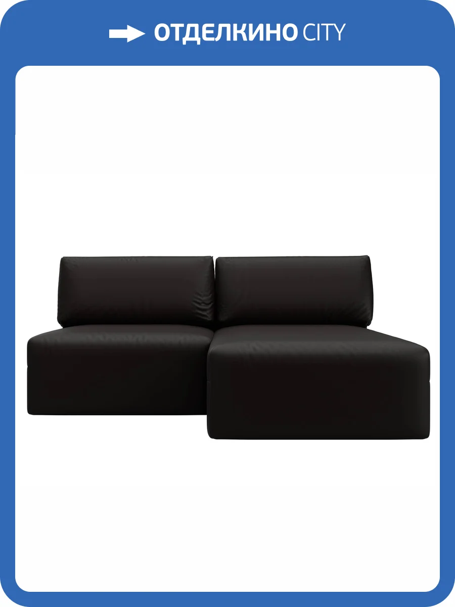 Диван угловой Лига Диванов Лига-060 НПБ 130061 GRIFON 12 коричневый, модульный, угол универсальный фото 12