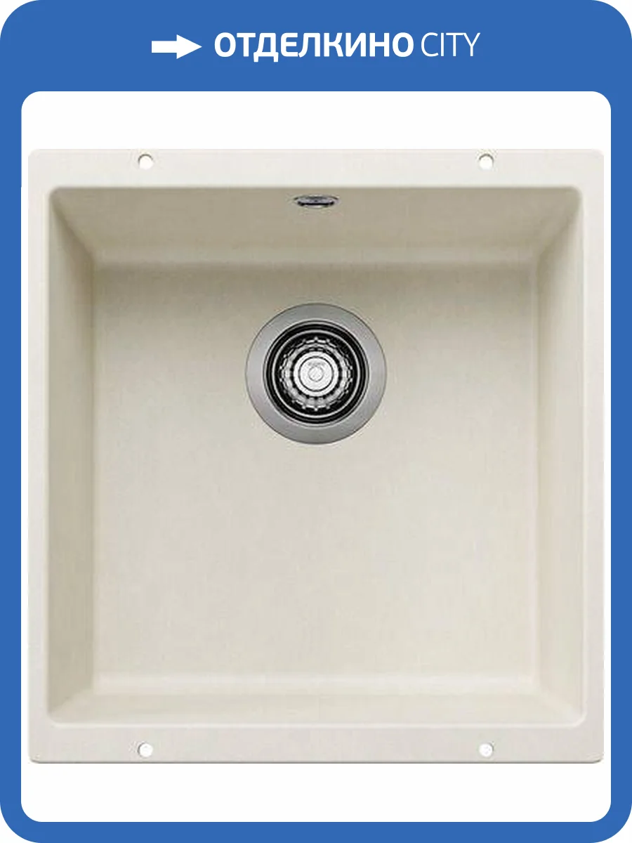 Мойка кухонная Blanco Rotan 400-U 527145 мягкий белый фото 8