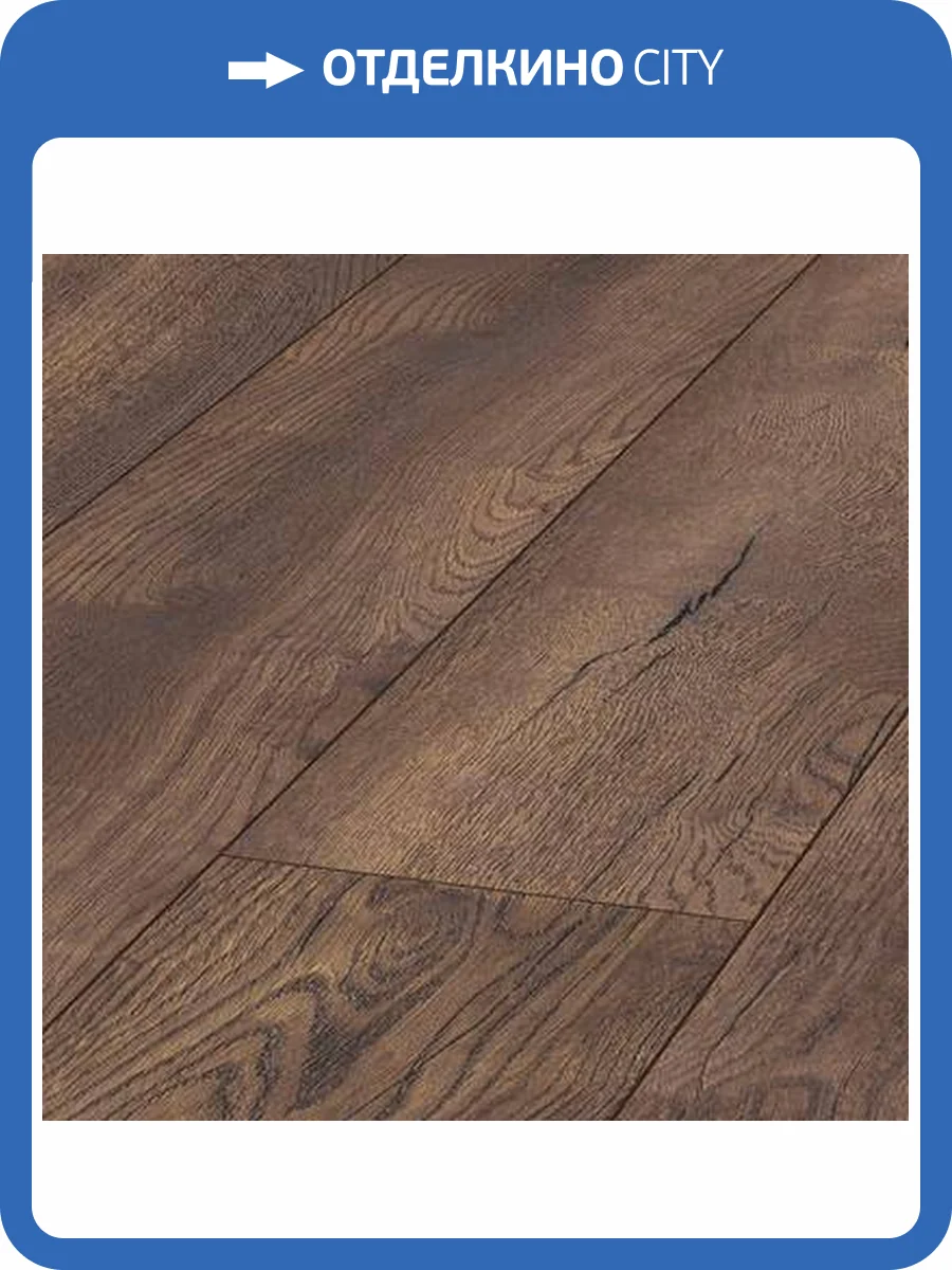 Ламинат Kronotex Exquisit Plus 8/32 4V D4766 Дуб Темный Петерсон 1380x244 фото 2