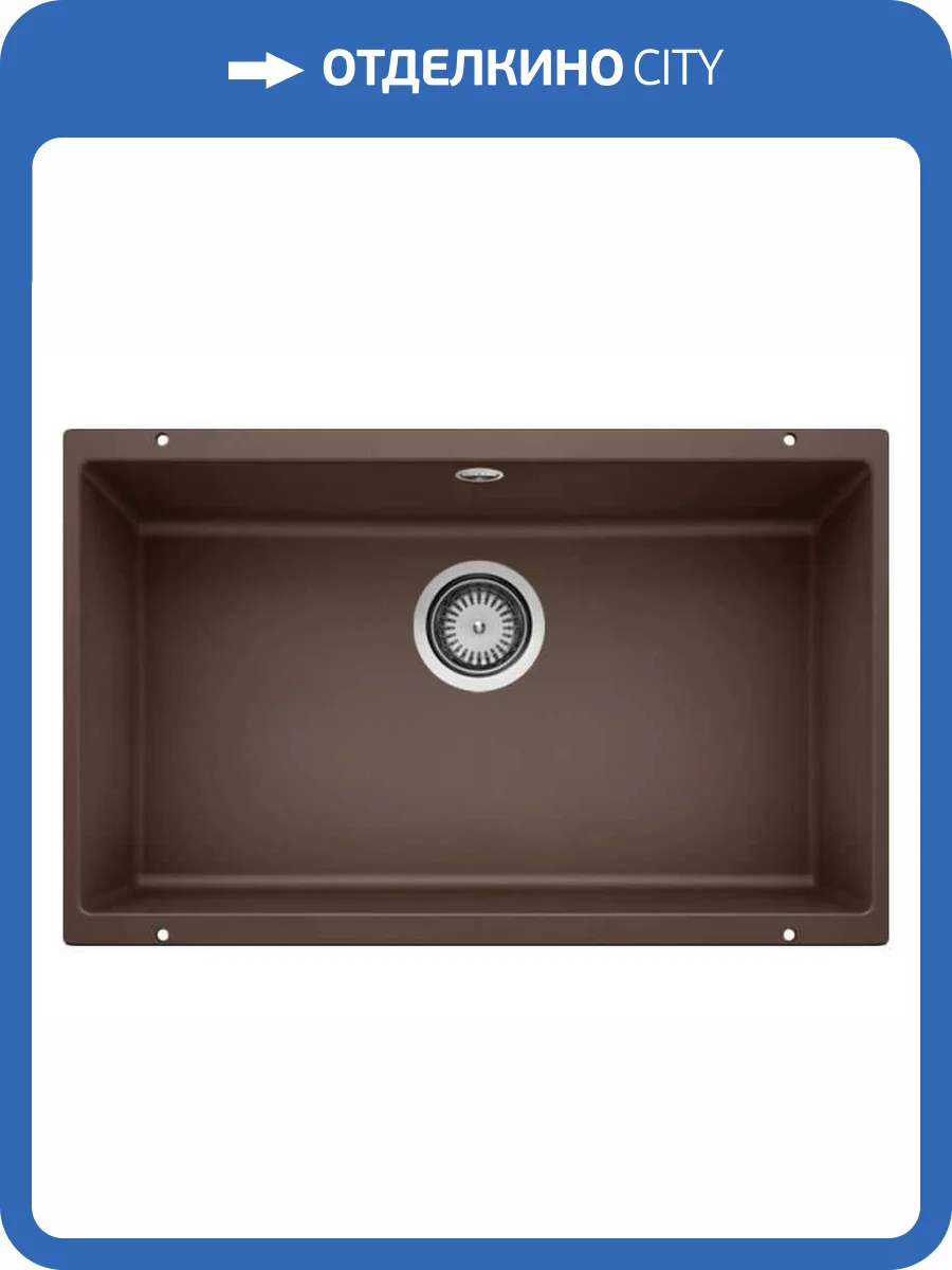 Мойка кухонная Blanco Rotan 700-U 521349 кофе фото 7
