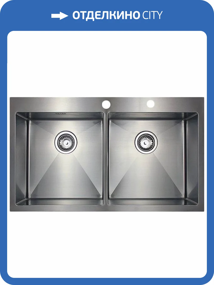 Мойка кухонная Seaman Eco Marino SMB-8851DS с клапан-автоматом фото 3