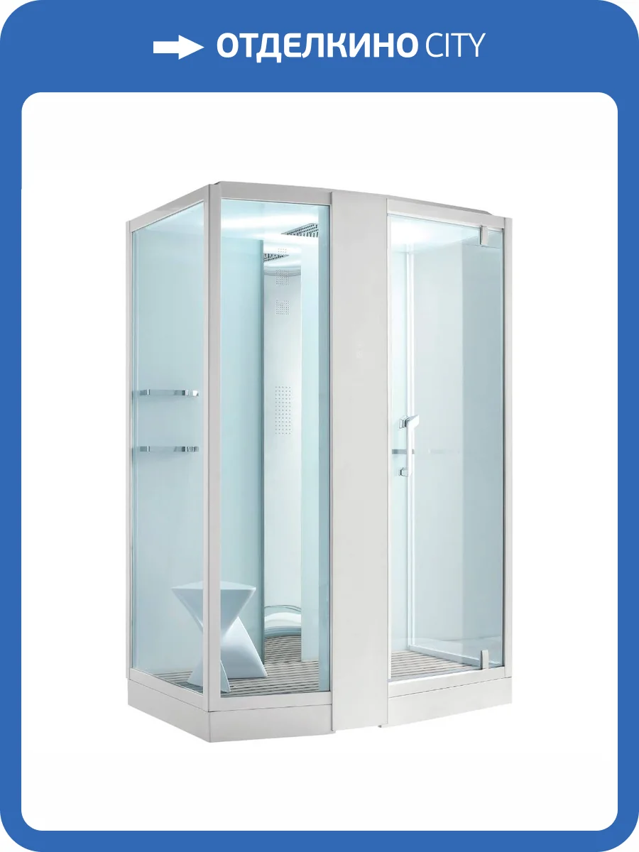 Душевая кабина Orans 89102LWLH белый, 150x100x220 фото 16