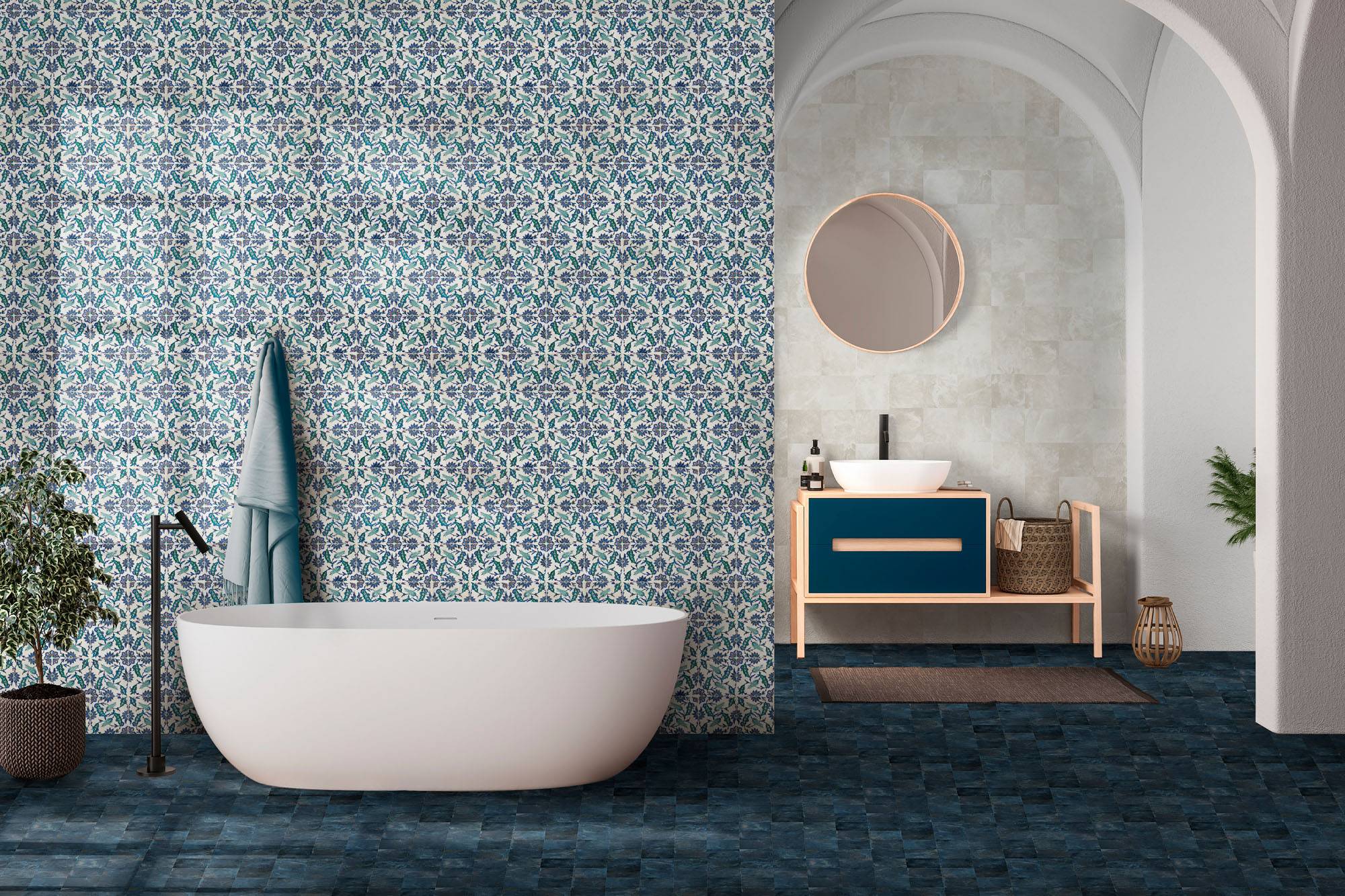 Керамогранит Nanda Tiles Terra Lava Grey 11.5x11.5 фото 8