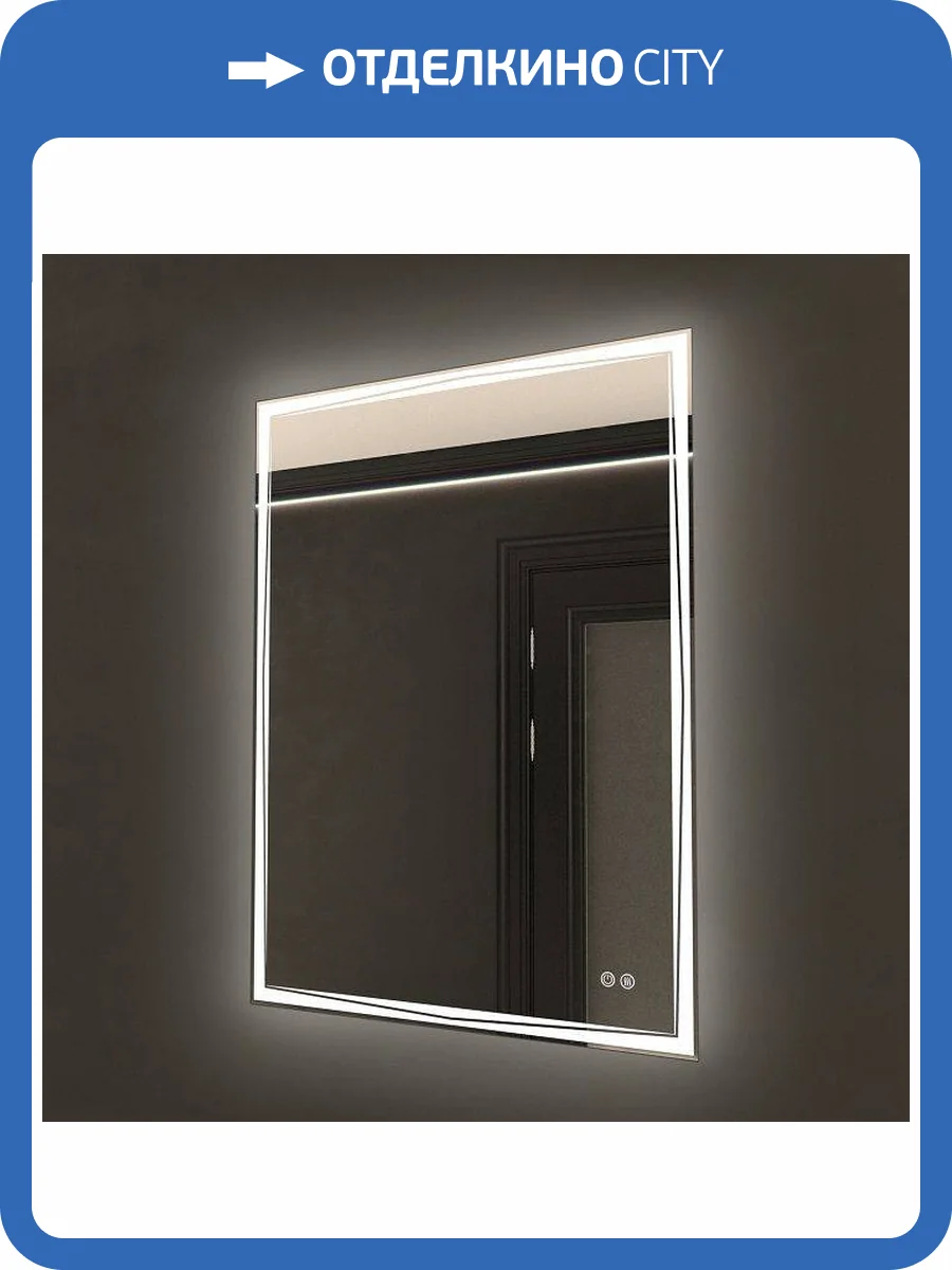 Зеркало с подсветкой и подогревом Art&Max Firenze 600x800" AM-Fir-600-800-DS-F-H фото 3