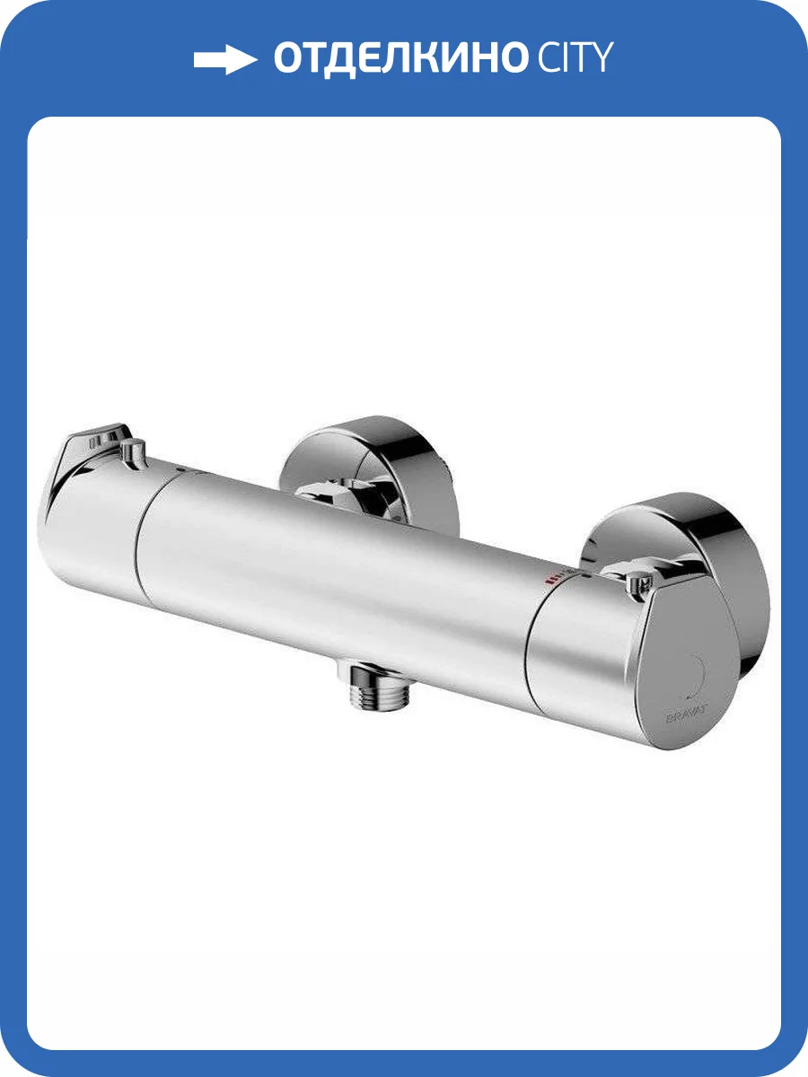Смеситель для душа Bravat Nizza F9353387CP-01-RUS термостатический, хром фото 3